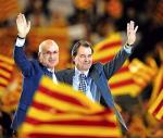 Nacjonaliści CiU liczą  na powrót  do władzy.  Na zdjęciu liderzy partii Artur Mas  (z lewej) i Josep Duran i Lleida