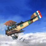 Lekki samolot bonbowy Breguet XIV B2 Francja 1917