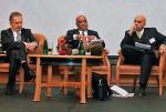 Tomasz Turowski był m.in. zakonspirowanym agentem wywiadu PRL w Rzymie.  Na zdjęciu pierwszy z lewej jako ambasador RP na Kubie podczas konferencji w 2006 r.