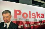Z nazwy nowego ugrupowania ma zniknąć słowo „jest”. Na zdjęciu Paweł Poncyljusz podczas konferencji w Katowicach 8 grudnia