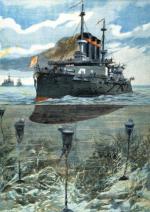 Miny morskie broniące dostępu do Port Artur, ilustracja 