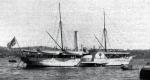 Niemiecki jacht parowy SMS „Loreley” wchodzący w skład Dywizji Śródziemnomorskiej 