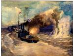Bitwa morska między okrętami rosyjskiej Floty Czarnomorskiej  a niemieckimi krążownikami w służbie tureckiej