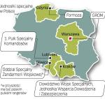 Lokalizacja i najważniejsze zadania polskich jednostek specjalnych