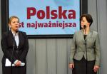 Elżbieta Jakubiak (z lewej) ma zostać przewodniczącą Rady Politycznej PJN, a prezesem partii – Joanna Kluzik-Rostkowska