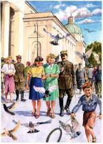  W 1931 roku Wilno liczy już 195 tys. mieszkańców, a kobiet – mimo garnizonu – mieszka tu aż o 18 tys. więcej niż mężczyzn. Ma kolor cywilnych ubrań i zieleni mundurów, w mieście stoją trzy pułki „gwardyjskiej” dla Piłsudskiego 1. Dywizji Piechoty Legionów, dwa pułki artylerii, 4. Pułk Ułanów i 3. Pułk  Saperów; w pobliskiej Nowej Wilejce zamieszkały „wileńskie dzieci” – 13. Pułk Ułanów (ze szwadronem tatarskim!) oraz 85. Pułk Strzelców. Jest sporo młodzieży licealnej i akademickiej. Z cywilną szarością i wojskowym khaki przecierał się na targowiskach białoruski koloryt i czerń chasydzkich chałatów