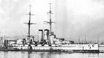 Austro-węgierski krążownik „Prinz Eugen” po wojnie przejęty przez Francję i wykorzystywany jako okręt-cel  