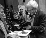Podzielam obiekcje wielu krytyków Jana Tomasza Grossa, jego retoryka jest dla mnie trudna do przyjęcia  – mówi Danuta Skóra (na zdjęciu promocja książki „Strach”, Kraków, 24 stycznia 2008 r.)