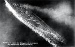Niemiecki okręt liniowy „Darfflinger” uszkodzony w bitwie jutlandzkiej 