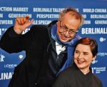 Przewodni-cząca jury Isabella Rossellini  i dyrektor Berlinale  Dieter Kosslick