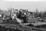 Podkarpacka wieś Bukowsko po atakach UPA, 1946 r. (fot. Muzeum Historyczne w Sanoku)