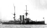 Brytyjski okręt liniowy „King Edward VII”, który zatonął na minie postawionej przez SMS „Möwe” 