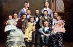 Rodzina amerykańskich mormonów. Na zdjęciu z 1875 roku widać męża, dwie żony i dziewięcioro dzieci