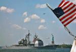≥Okręt wojenny USS „Monterey”, wyposażony w zaawansowany radar i rakiety przechwytujące, na co dzień stacjonuje w bazie w Norfolk 