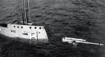 Okręt podwodny ORP „Ryś” podczas zanurzania, 1936 r.