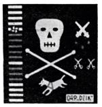 „Piracka” flaga z okrętu podwodnego ORP „Dzik”