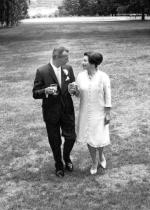 Jan Karski i Pola Nireńska, zdjęcie ślubne, 1965 r.