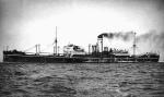 Brytyjski statek „Doric Star” zatopiony  przez „Admirala Grafa Spee” 2 grudnia 1939 r.