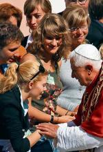 Papież podczas pielgrzymki do Niemiec w 2006 roku