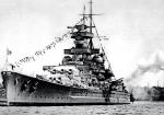 Niemiecki okręt liniowy „Scharnhorst” udekorowany z okazji imienin Hitlera