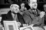 Leon Pasternak (z lewej) i Kazimierz Brandys. 1947 r.