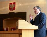 Prezydent Bronisław Komorowski zachęcał do badania konstytucyjności ustaw już od początku prac legislacyjnych
