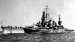 Włoski okręt liniowy „Caio Duilio” uszkodzony w wyniku brytyjskiego nalotu na Tarent