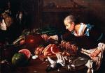 Giovanni Francesco Briglia „Stara kucharka z rożnem” 