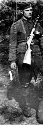 Tadeusz Chodkowski „Kartacz” z oddziału „Trzynastki”, poległ  22 lipca 1945 r. w walce z NKWD w Lipie 