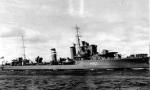 Niszczyciel HMS „Tenedos”,  który 8 grudnia wypłynął wraz z „Repulse” i „Prince of Wales”  z Singapuru
