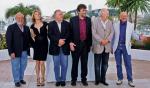 ≥Reżyser Nanni Moretti (czwarty od lewej) i aktorzy Renato Scarpa, Margherita Buy, Jerzy Stuhr, Michel Piccoli, Dario Cantarellis 