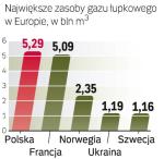 Polska potentatem. Prognozy dotyczące złóż są dla Polski bardzo korzystne. Ale wydobycie na dużą skalę może się zacząć za kilka lat. 