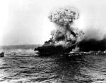 Eksplozja na USS „Lexington”, 8 maja 1942 r. 