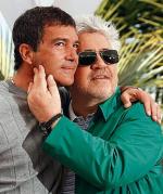 Pedro Almodóvar  i Antonio Banderas  w Cannes 