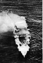 „Hiryu” zaatakowany przez amerykańskie samoloty  