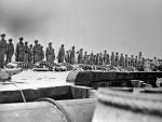 Uroczysty pogrzeb poległych obrońców Midway, 7 czerwca 1942 r. 