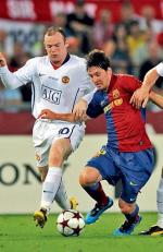 Wayne Rooney i Leo Messi spotkali się już dwa lata temu  – w finale Ligi Mistrzów w Rzymie