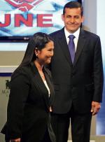 Keiko Fujimori i Ollanta Humala po wspólnej debacie w Limie