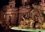 Pojedynek gigantów na Piazza Navona – Fontanna Czterech Rzek Berniniego i fasada kościoła Świętej Agnieszki Borrominiego