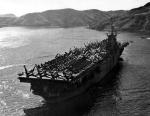 Lotniskowiec USS „Valley Forge” u brzegów Japonii, 1950 r.
