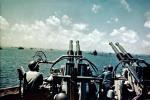 Działka plot. na USS „Missouri”, październik 1950 r. 