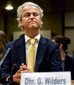 Geert Wilders słuchał wczoraj wyroku w sądzie w Amsterdamie