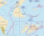 Wojna argentyńsko-brytyjska o Falklandy: operacje morskie i lądowe, 1982 r. 
