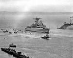 Okręty brytyjskie opuszczają port w Portsmout