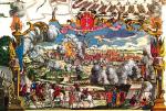 Oblężenie Gdańska 1734 r. – fragment obrazu, który powstał zapewne rok później w Norymberdze