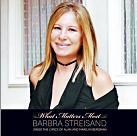 Barbra Streisand what matters most Sony Music  CD 2011