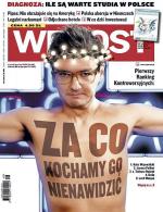 „Wprost” z ukrzyżowanym Kubą Wojewódzkim (2009 r.) 