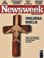 „Newsweek” z tupolewem  na krzyżu, maj tego roku 