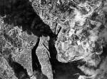 Bombardowanie zatoki Grand Harbour, niemieckie zdjęcie lotnicze, marzec 1943 r.