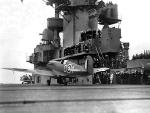 Start brytyjskiego myśliwca Spitfire z pokładu lotniskowca USS „Wasp”, maj 1942 r. 